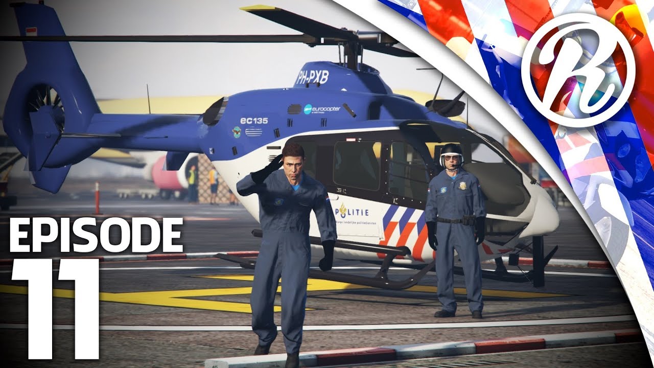 [GTA5] ACHTERVOLGING VANUIT DE LUCHT MET DE ZULU!! - Royalistiq | Politie Roleplay #11