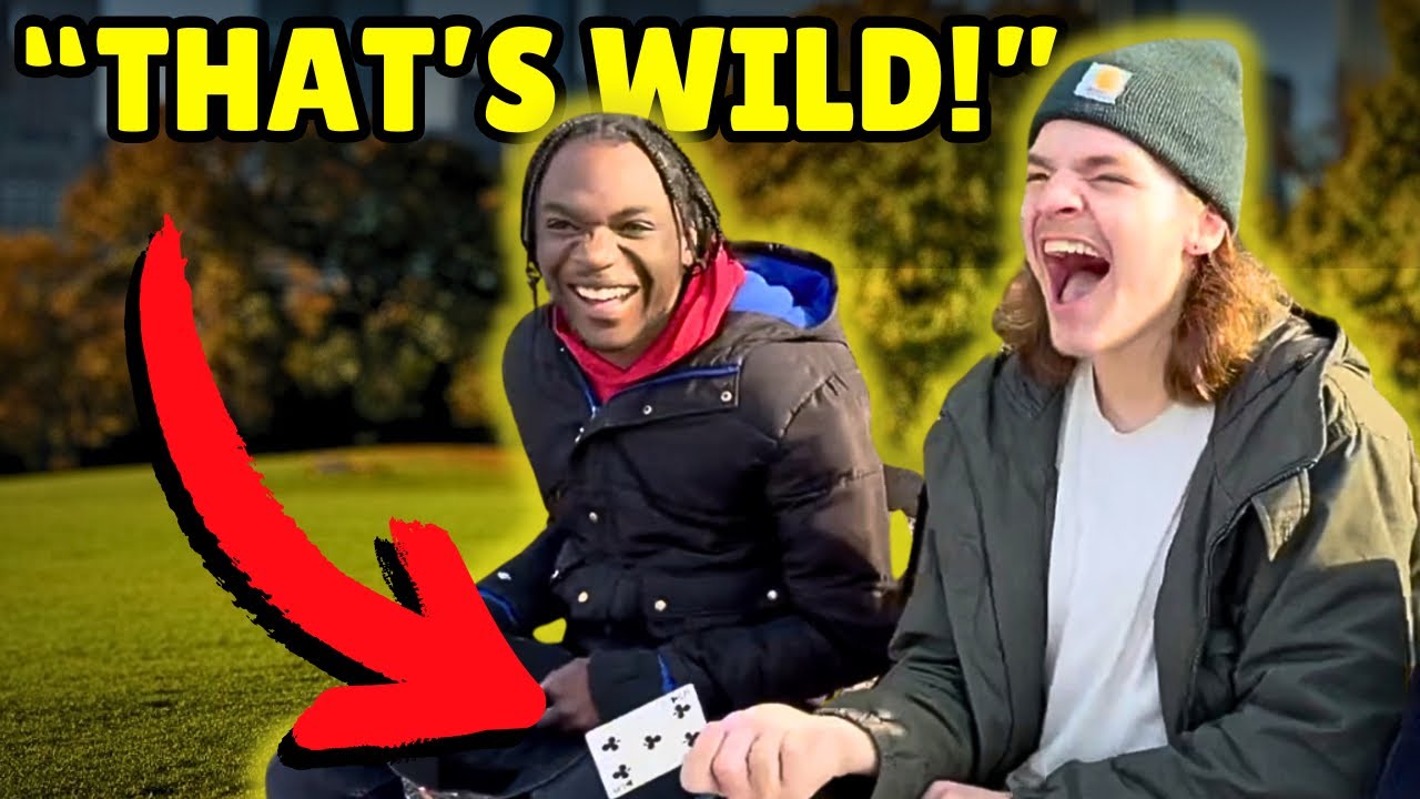 Strangers REACT to Sleight of Hand Card Magic