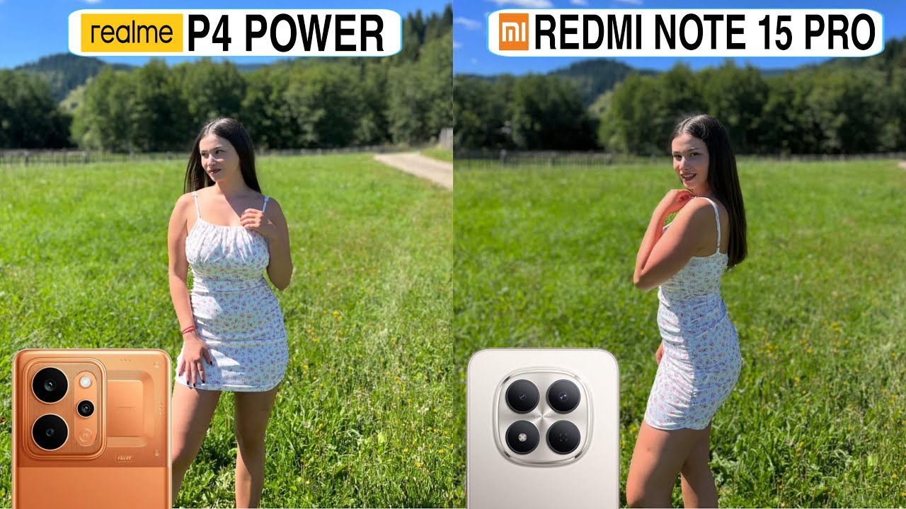 Сравнение камер Realme P4 Power 5G и Redmi Note 15 Pro 5G: тест-драйв