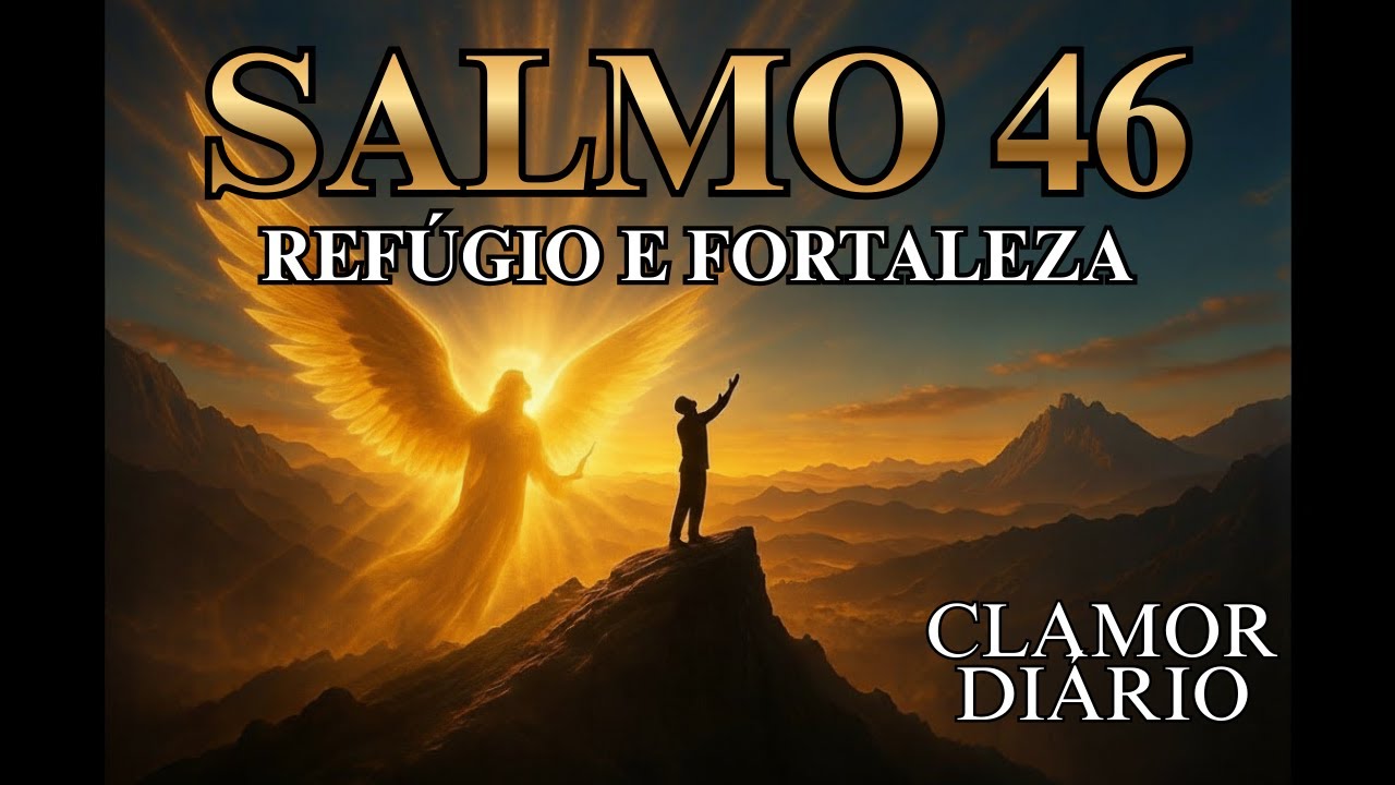 ORAÇÃO DO REFÚGIO E FORTALEZA - SALMO 46 - DEUS É MEU REFÚGIO! | CLAMOR DIÁRIO