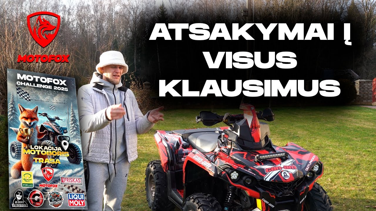 MOTOFOX CHALLENGE 2025 | Atsakymai į visus klausimus!