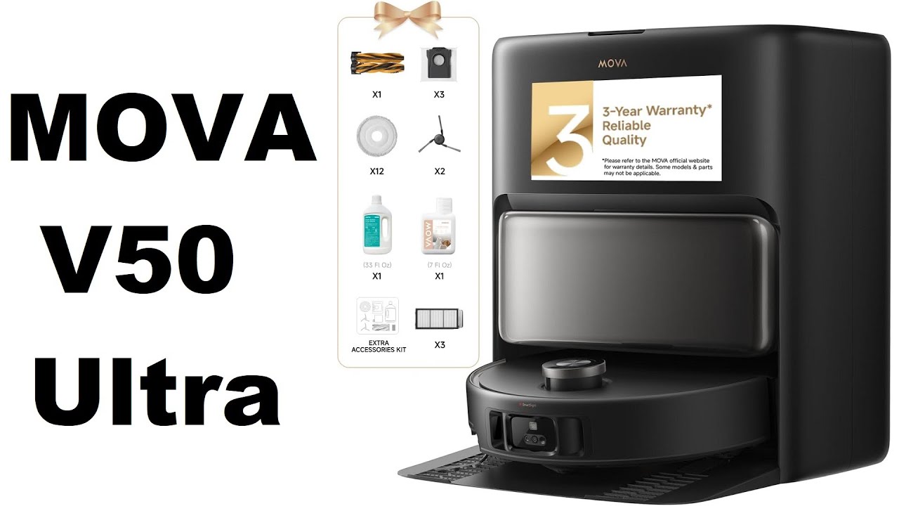 MOVA V50 Ultra Complete Robot Vacuum and Mopping