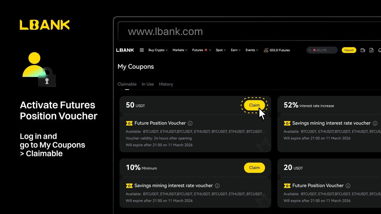 LBank Futures: Position Voucher User Guide (Web)