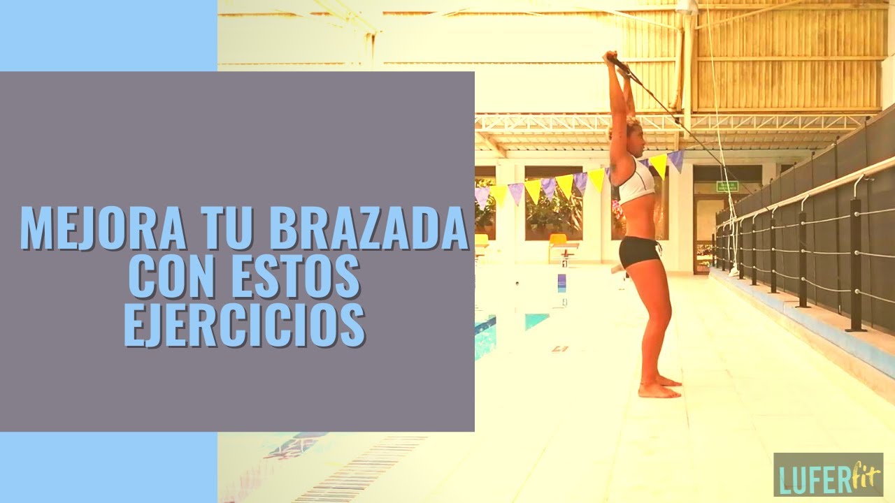 Tres Ejercicios con bandas para natación