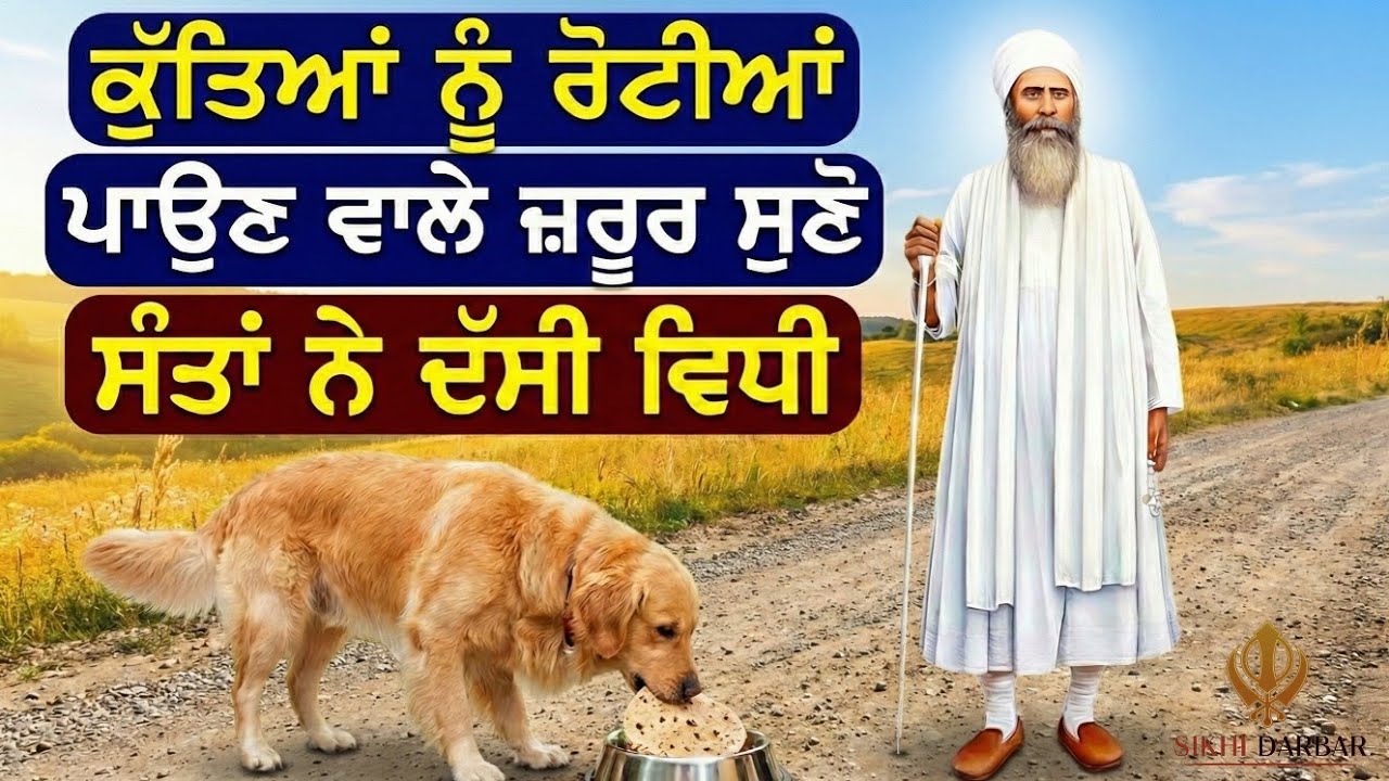 ਜਿਹੜੇ ਕੁੱਤਿਆਂ ਨੂੰ ਰੋਟੀਆਂ ਪਾਉਂਦੇ ਨੇ ਉਹ ਜ਼ਰੂਰ ਸੁਣੋ || ਸੰਤਾਂ ਨੇ ਦੱਸੀ ਸੀ ਵਿਧੀ || ਬਾਬਾ ਨੰਦ ਸਿੰਘ ਜੀ ਕਥਾ