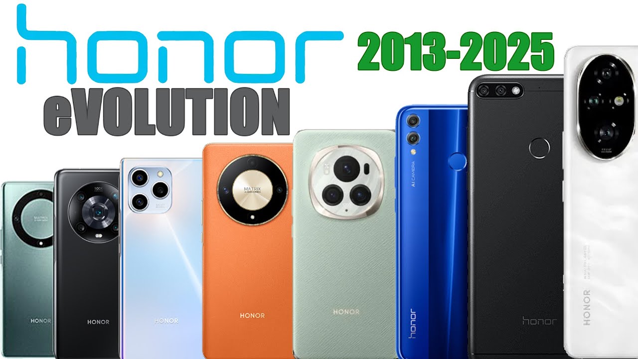 Honor Evolution: All Models (2013-2025)