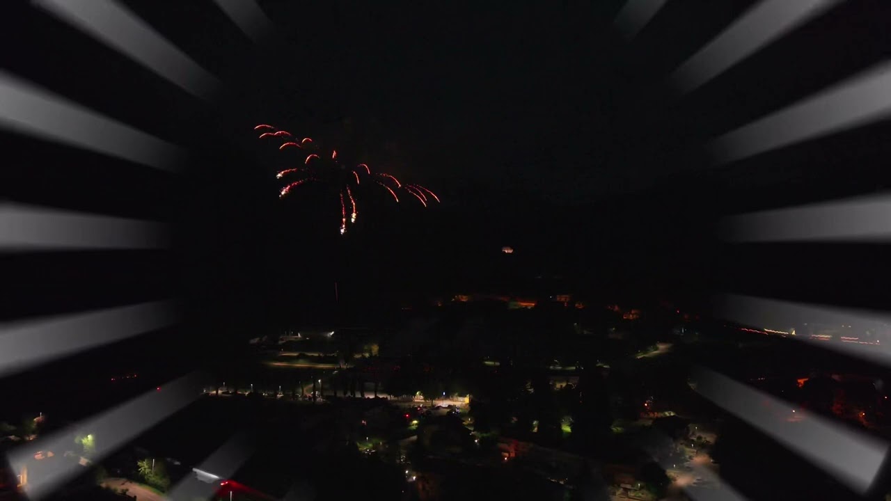 I fuochi d’artificio per la Festa della Madonna dei Lumi - Pieve Santo Stefano (AR)