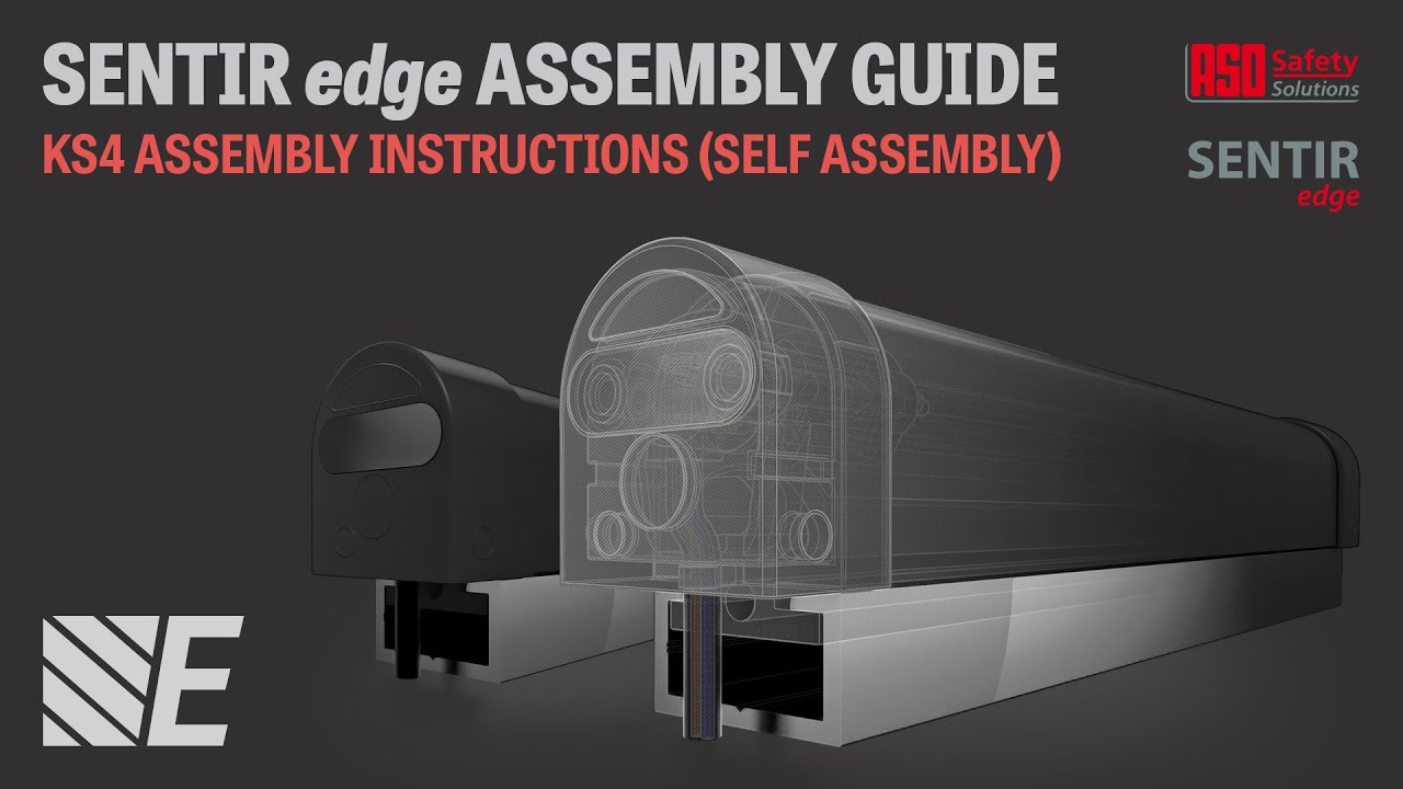 How to correctly assemble ASO safety edges using the KS4 assembly system and components.