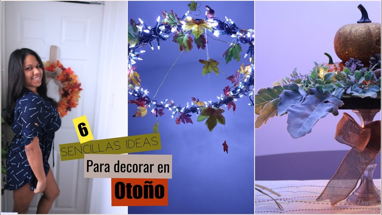6 ideas super faciles para decorar la casa en otoño (recopilacion)