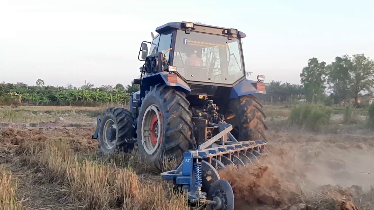 ใจถึง แกะเก่านอกมา 800000 บาท FORD 7740 TRACTOR ตู้แอร์ 105 แรงม้า ผาน8 สุดจัด EP.6097