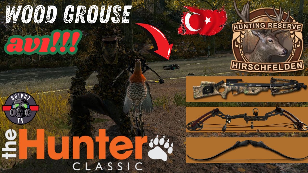 The Hunter Classıc-Hirschfelden-Arbalet ve Yay kullanarak-Wood Grouse avı! #hunting #gaming #games