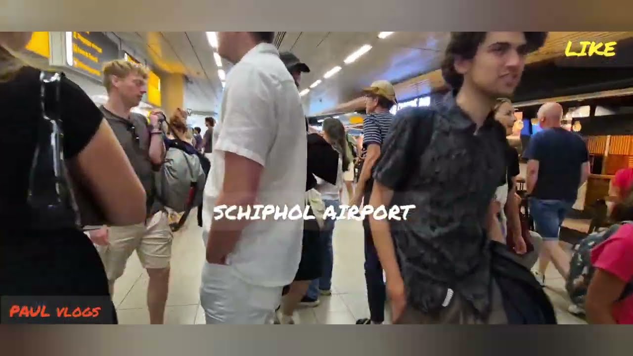 AMSTERDAM AIRPORT SCHIPHOL THE NETHERLANDS 🇳🇱 2025# WALKING TOUR..