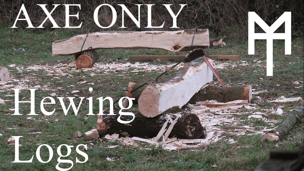 Felling and Hewing a Tree - a workshop