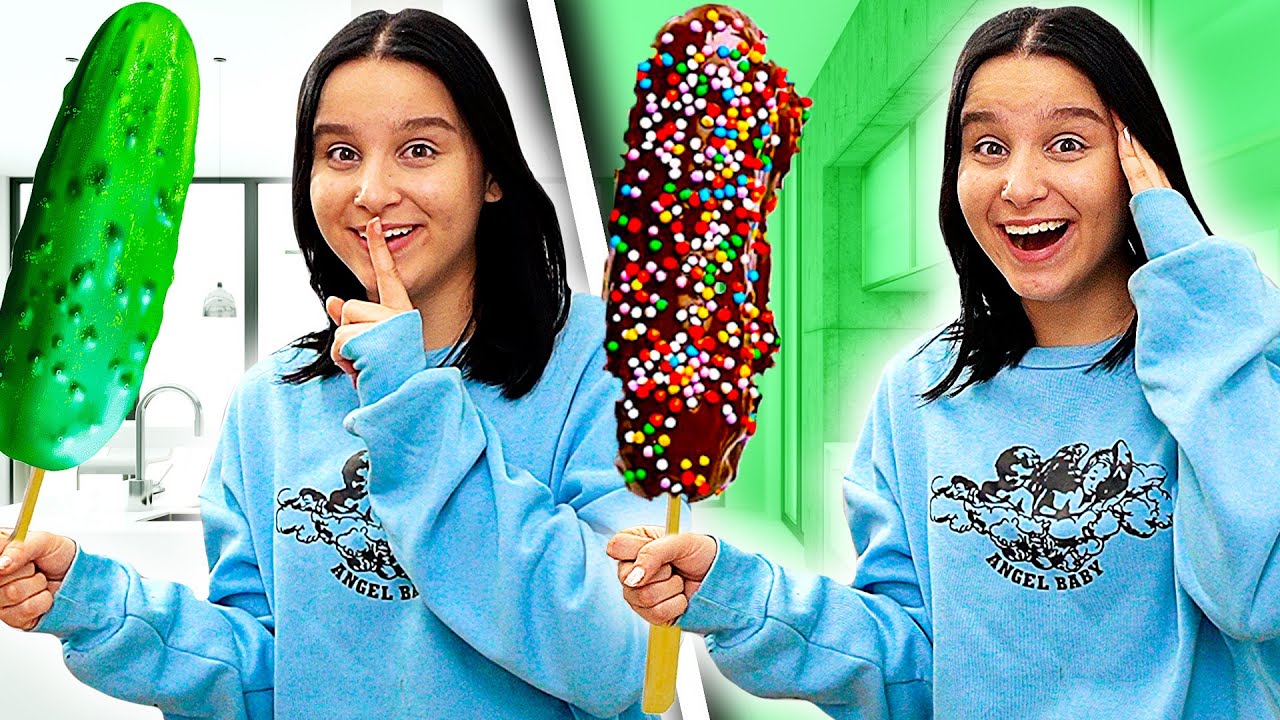 1 TAG lang mit FAKE ESSEN Schwester pranken ! 🤫😂 (Teil 5) - Celina