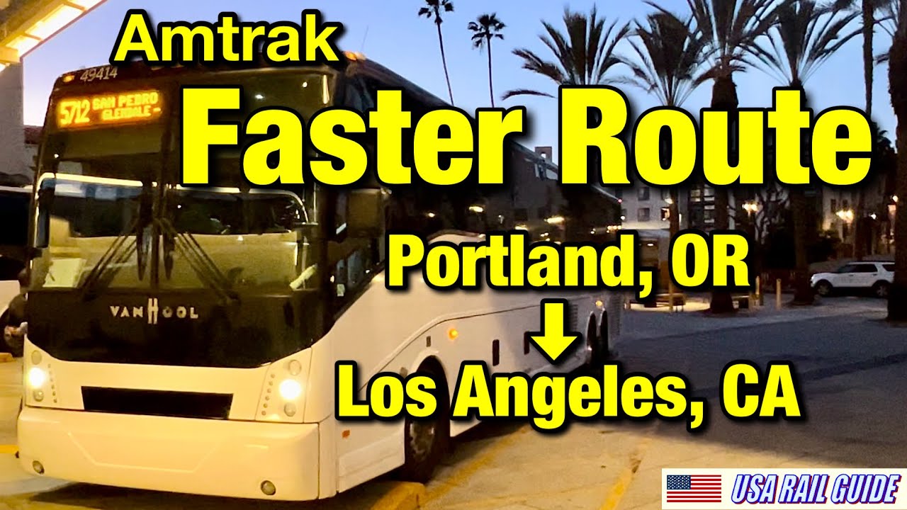[ Amtrak Train/Bus Ride ] A direct train is not always fast