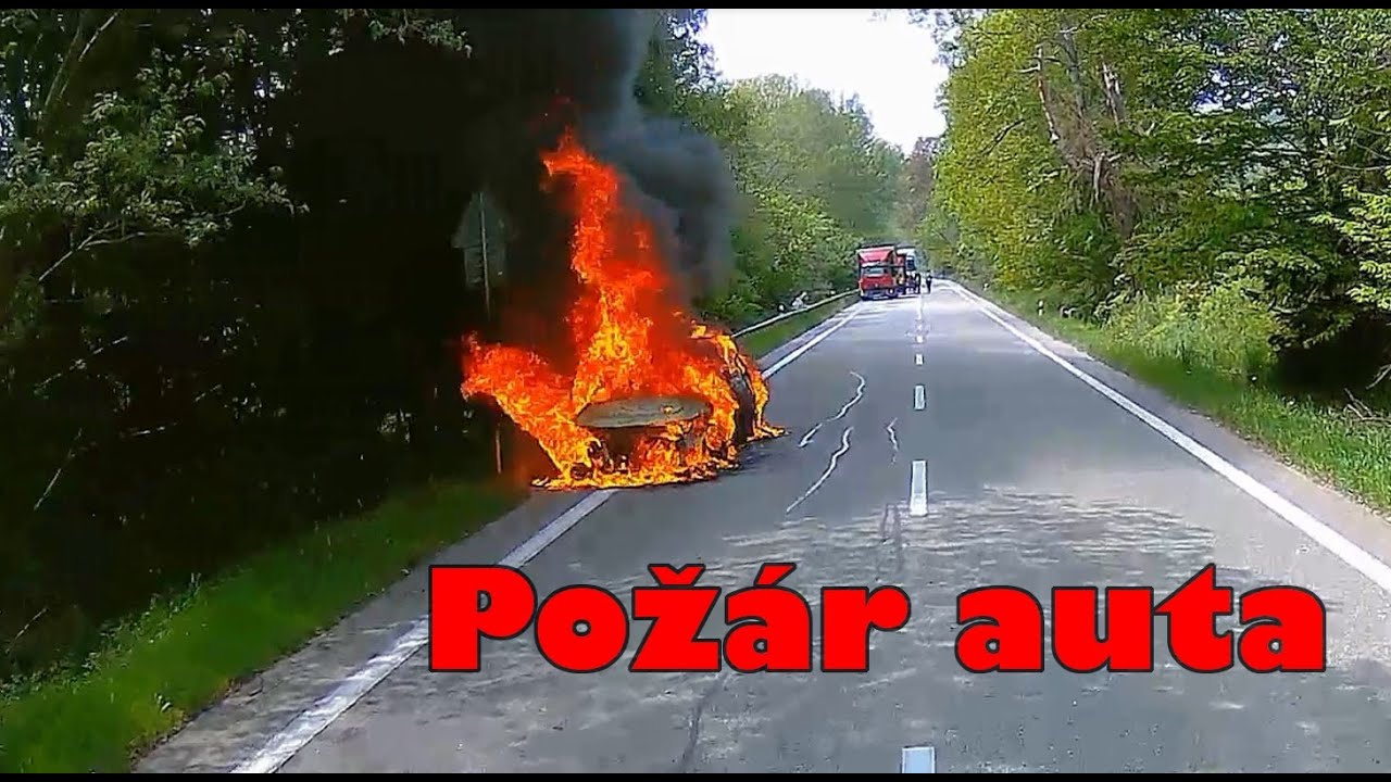 Požár osobního auta