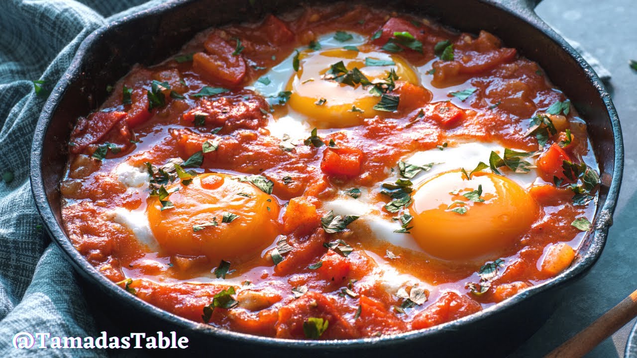 Eggs Poached in Tomato Sauce | Georgian Chirbuli Recipe | Georgian Cuisine