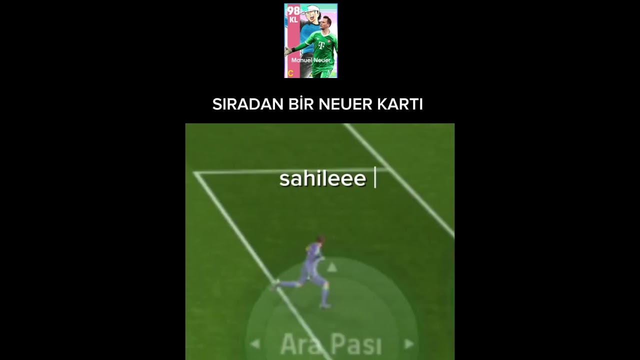 HER HANGİ BİR NEUER KARTI #efootball #pes2023mobille #kadro&ouml;neri