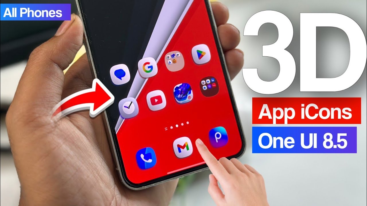 Сделайте свой телефон 3D | Как установить 3D-иконки приложений на Android | Установка 3D-иконки п...