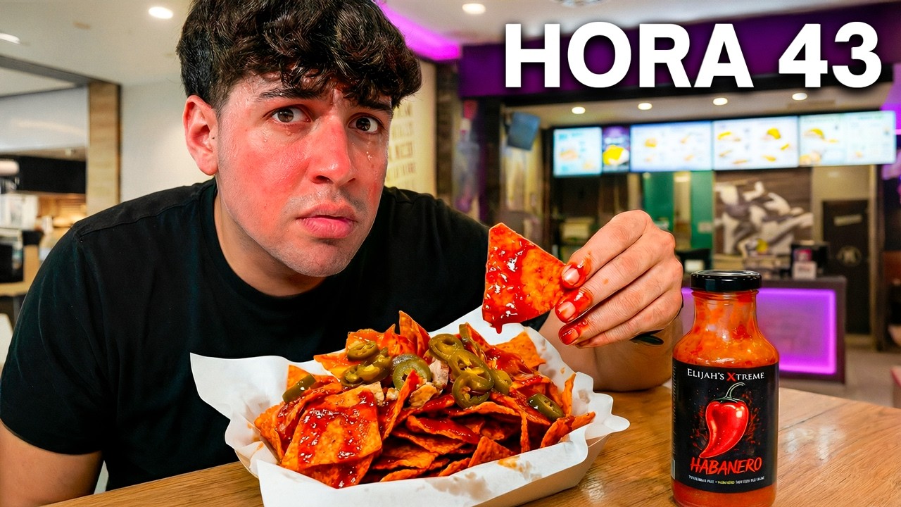 Sobreviví 50 Horas con Comida Rápida Picante