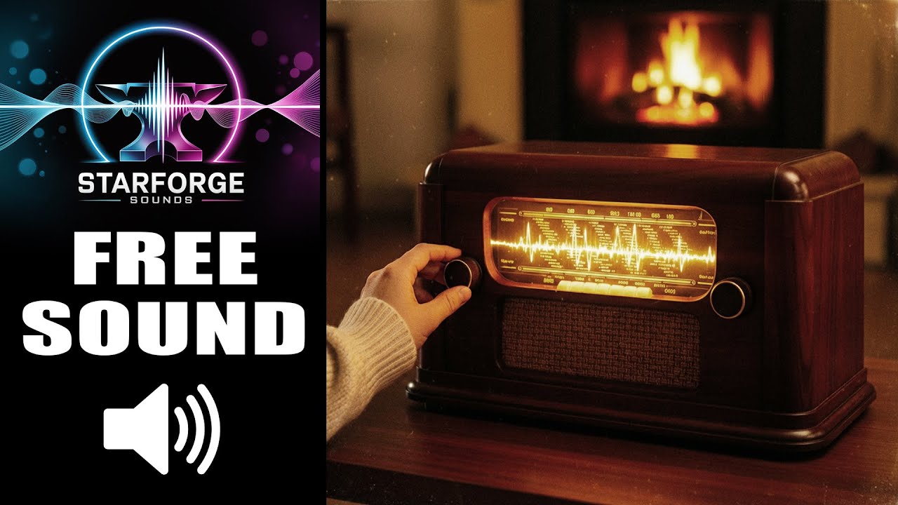 Vintage Radio Static Audio FREE 📼 Eerie Vintage Radios Static Cinematic Sound