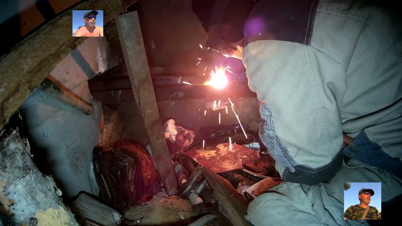 Газосварка ЖКХ  Устраняем аварию в отоплении Gas welding in housing and communal services
