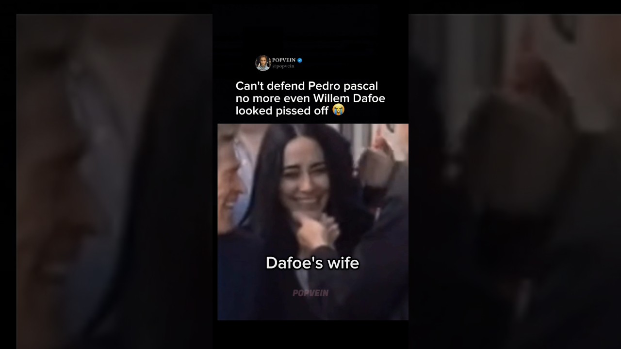 Can't defend Pedro pascal no more even willem Dafoe looked pissed off 😭