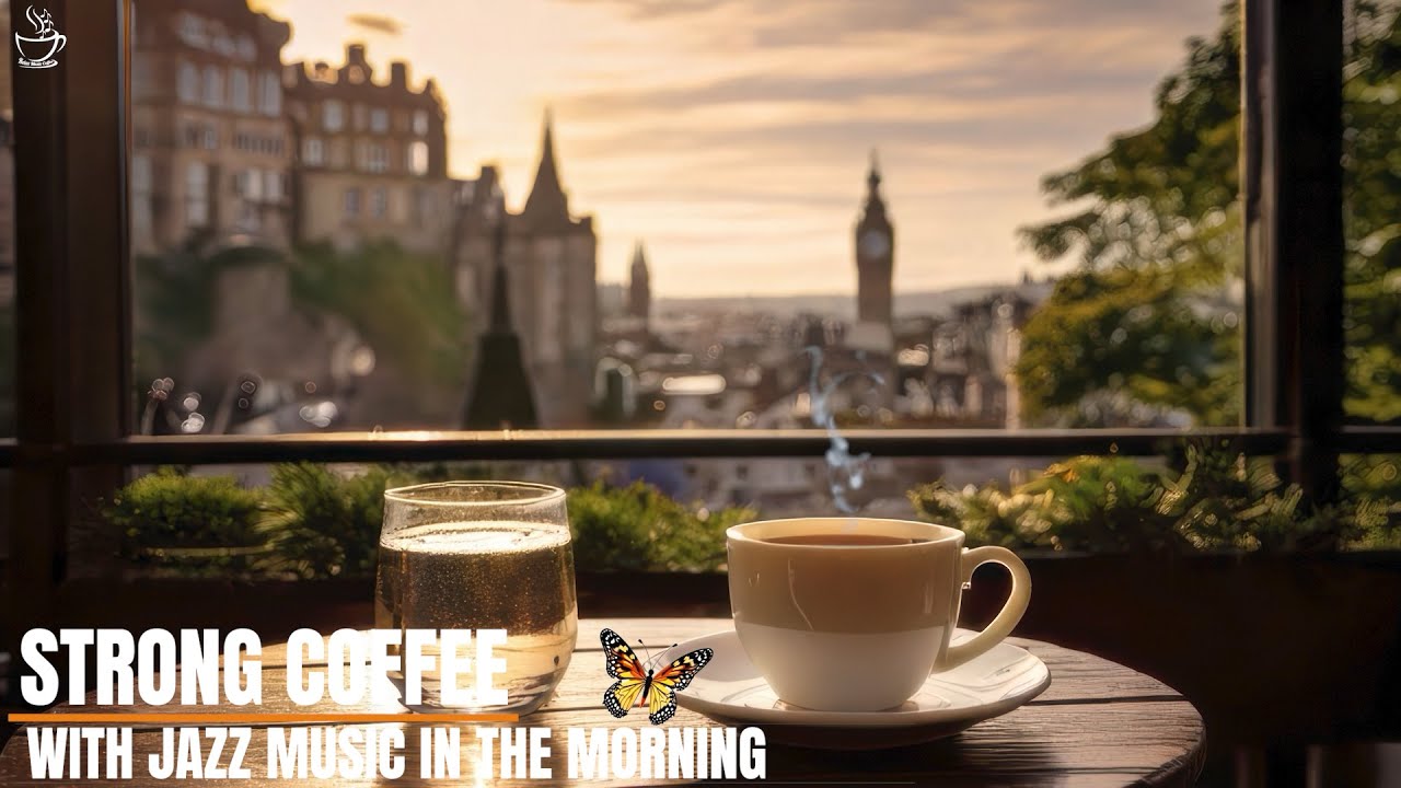 Strong coffee with jazz music in the morning.💖☕