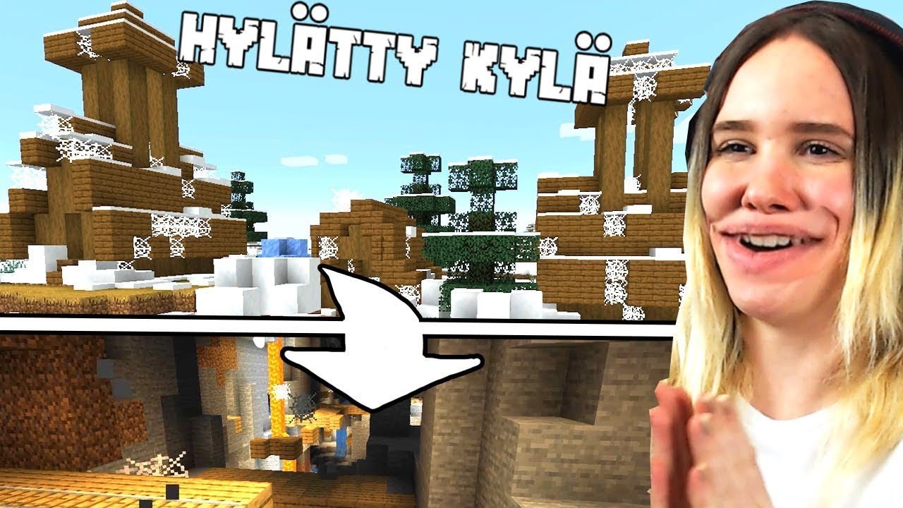 HYLÄTYN KYLÄN alla oli SALAISUUS! | Pelataan Minecraft #48