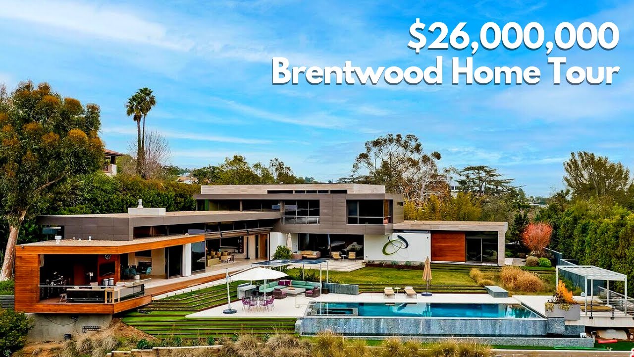 Inside a STAGGERING $26M Brentwood Luxury Property | Los Angeles Home Tour