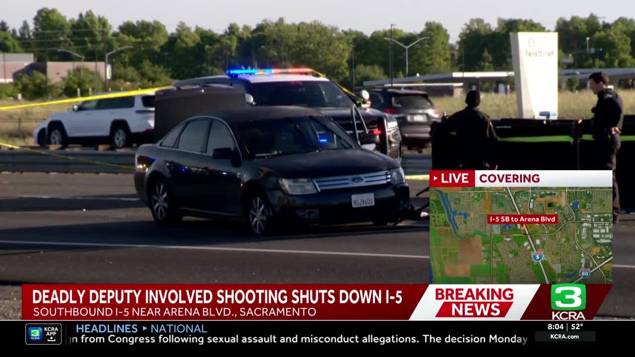 Sacramento deputies fatally shoot man on I-5 after chase