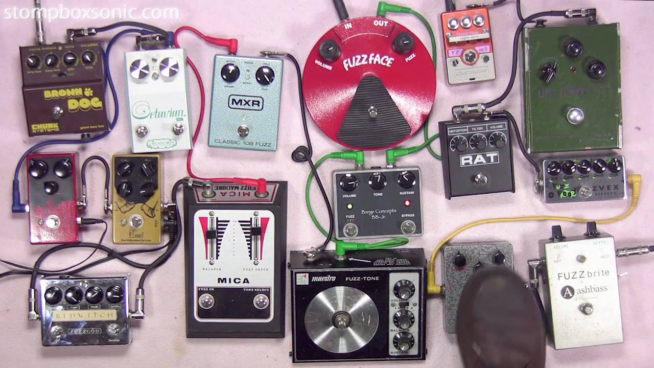 Andy & 16 fuzz pedals (& bass)