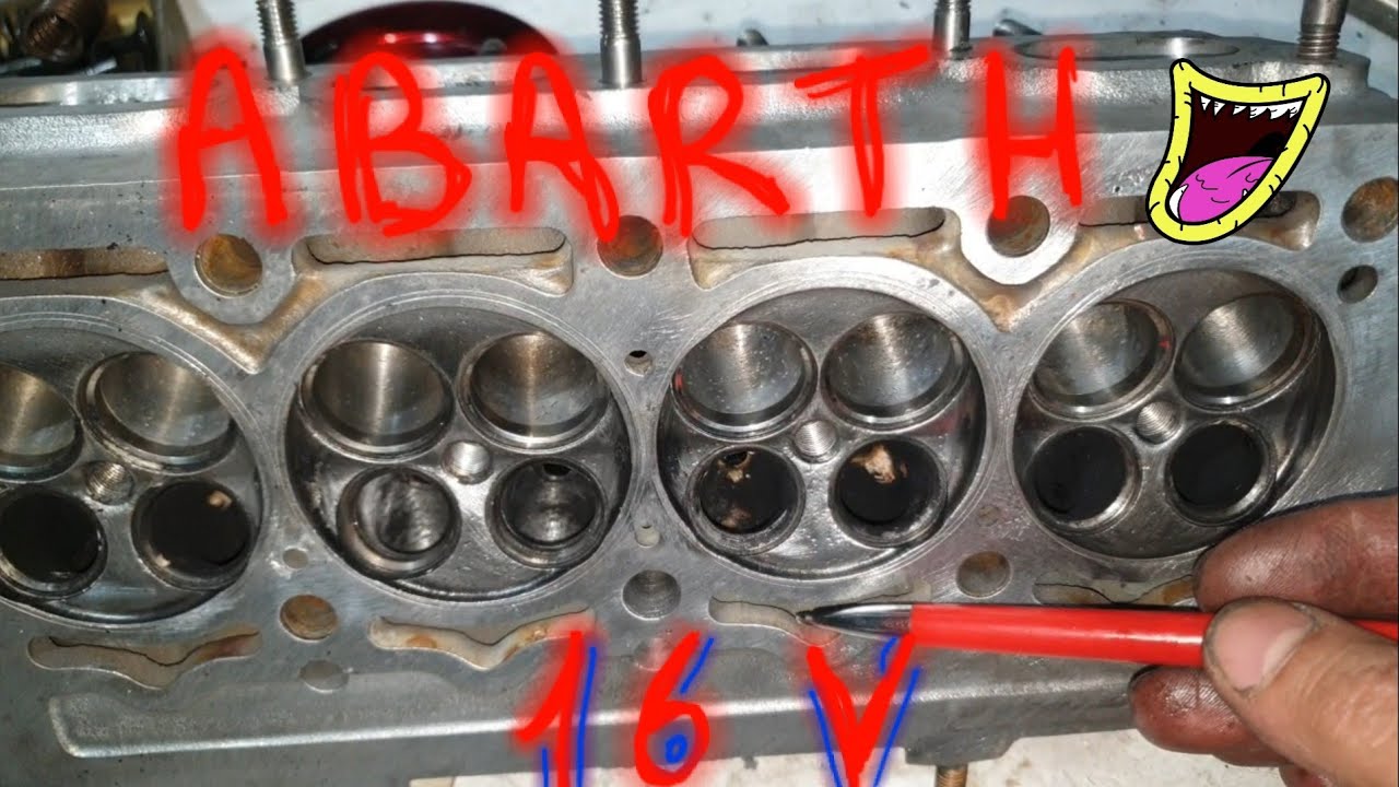 Abarth 600 / A112 - Testata 16 valvole - con problema - Controllata al banco flussaggio.
