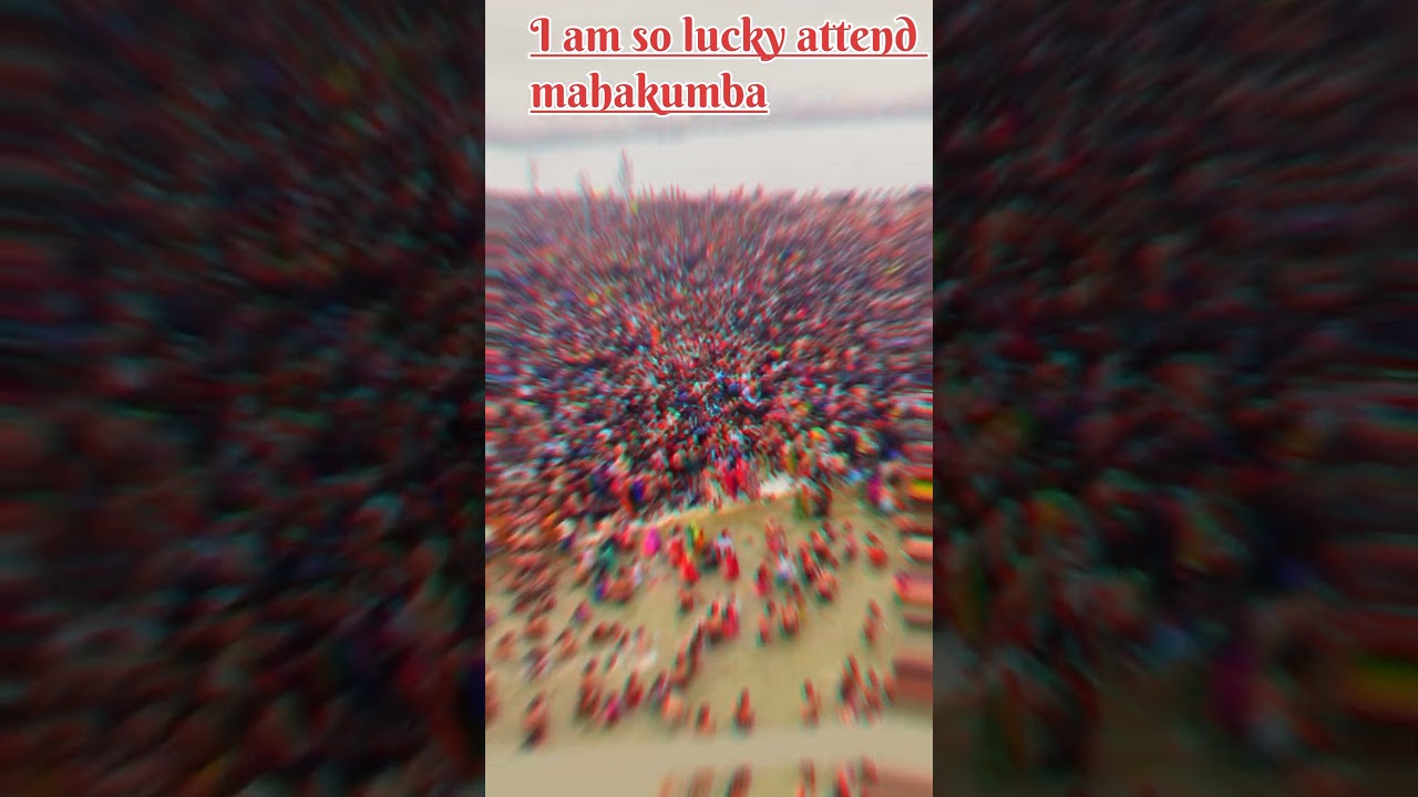 I am so lucky attend MahaKumbh ❤️❤️❤️🙏.... Har har Mahadev #instagram #trending #reels #prayagraj ❤️