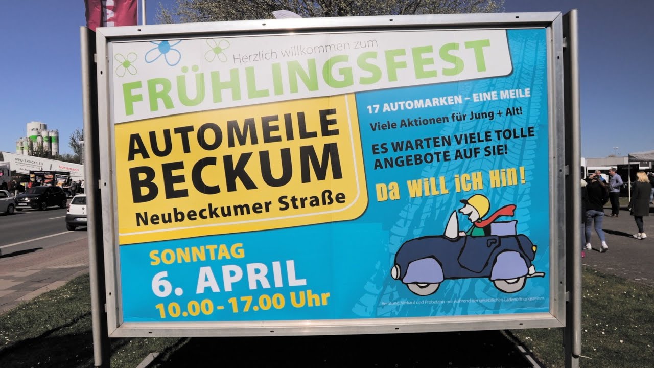 Automeile Beckum 2025 - 6. April - Frühlingsfest