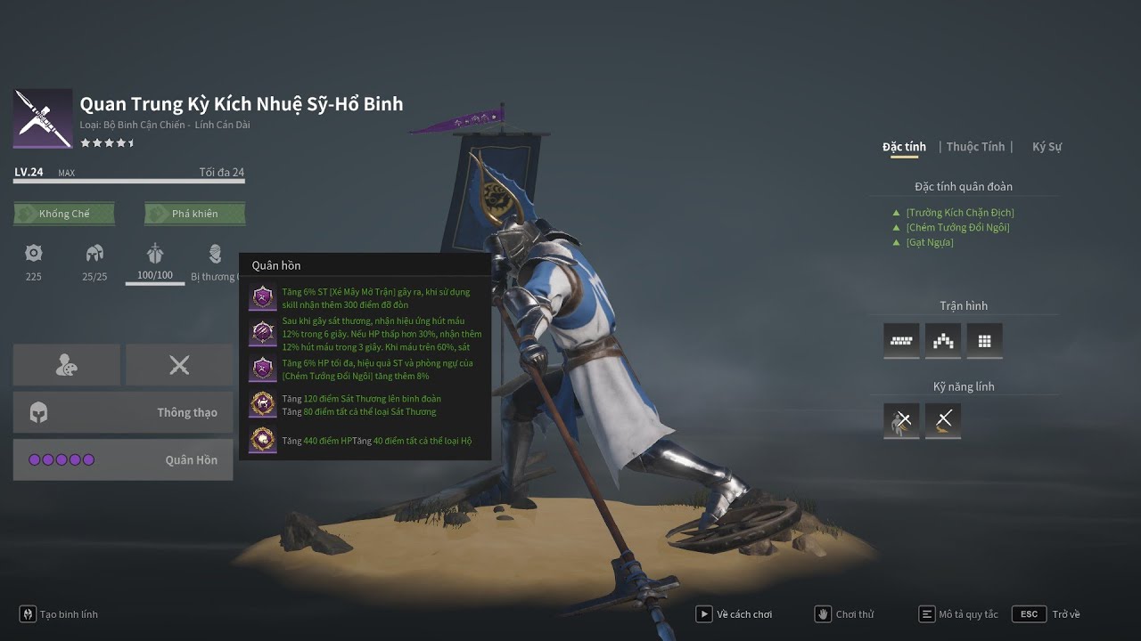 Conqueror's Blade Halberd Elite Combat Montae Highlights