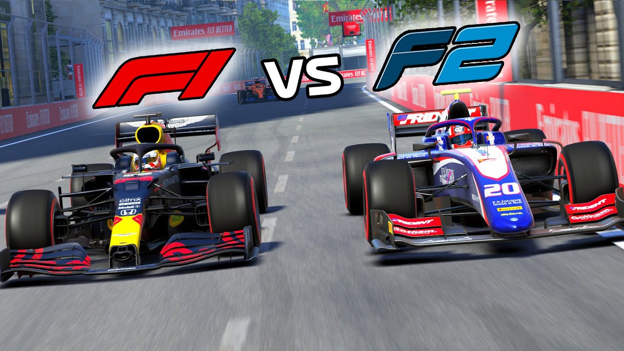 F1 CONTRE F2 SUR LA MEME COURSE SUR F1 2020 !