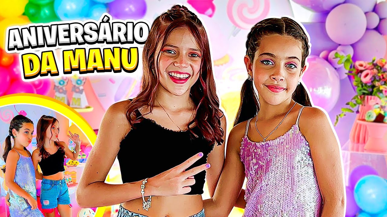FOMOS NA FESTA DE ANIVERSÁRIO DA MANU PINA