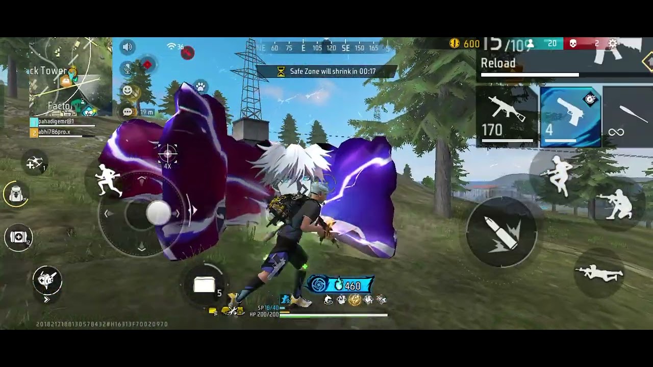 Had sort dozer 🥷 || pura squad akele mara ⚡⚡ || top 10 kell |please subscribe kare 500 💎 free 