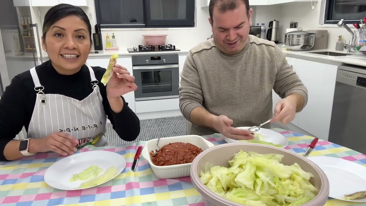 Receta turca Lahana Sarması /Rollitos de repollo