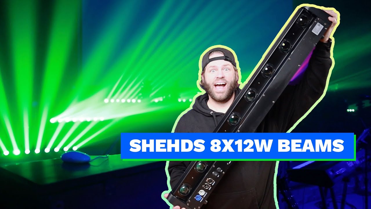 Этот светодиодный светильник Moving Beam за 148 долларов действительно хорош??? Обзор SHEHDS 8x12...