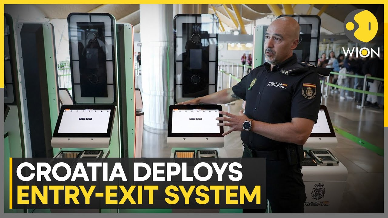 EU Rolls Out New Entry-Exit System on Borders, Croatia First to Deploy 'Entry-Exit System' | WION