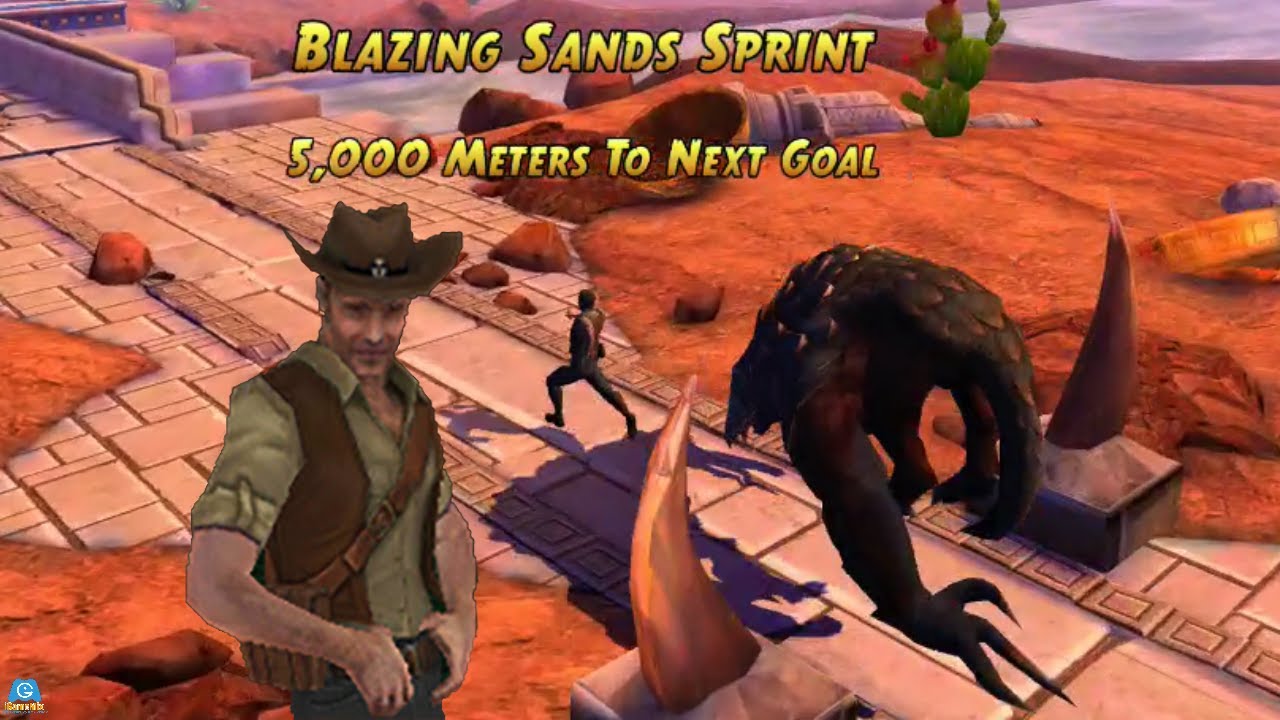 iGameMix🏛2021 BLAZING SANDS SPRINT MONTANA SMITH TEMPLE RUN 2👏 HD Gameplay #1098