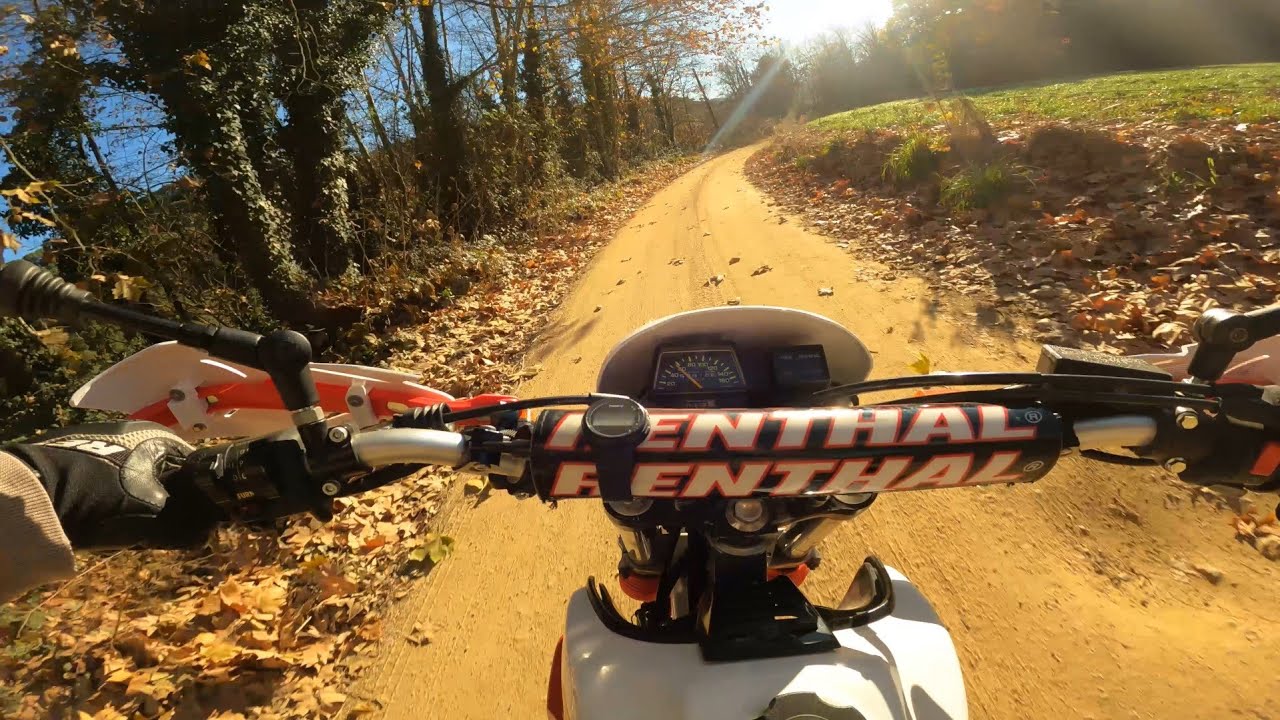 Sunny Winter Morning Ride | XT600