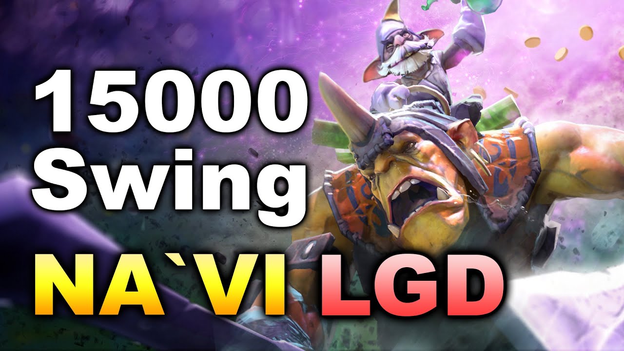 NAVI LGD - 15000 SWING WHAT A GAME - TI6 DOTA 2
