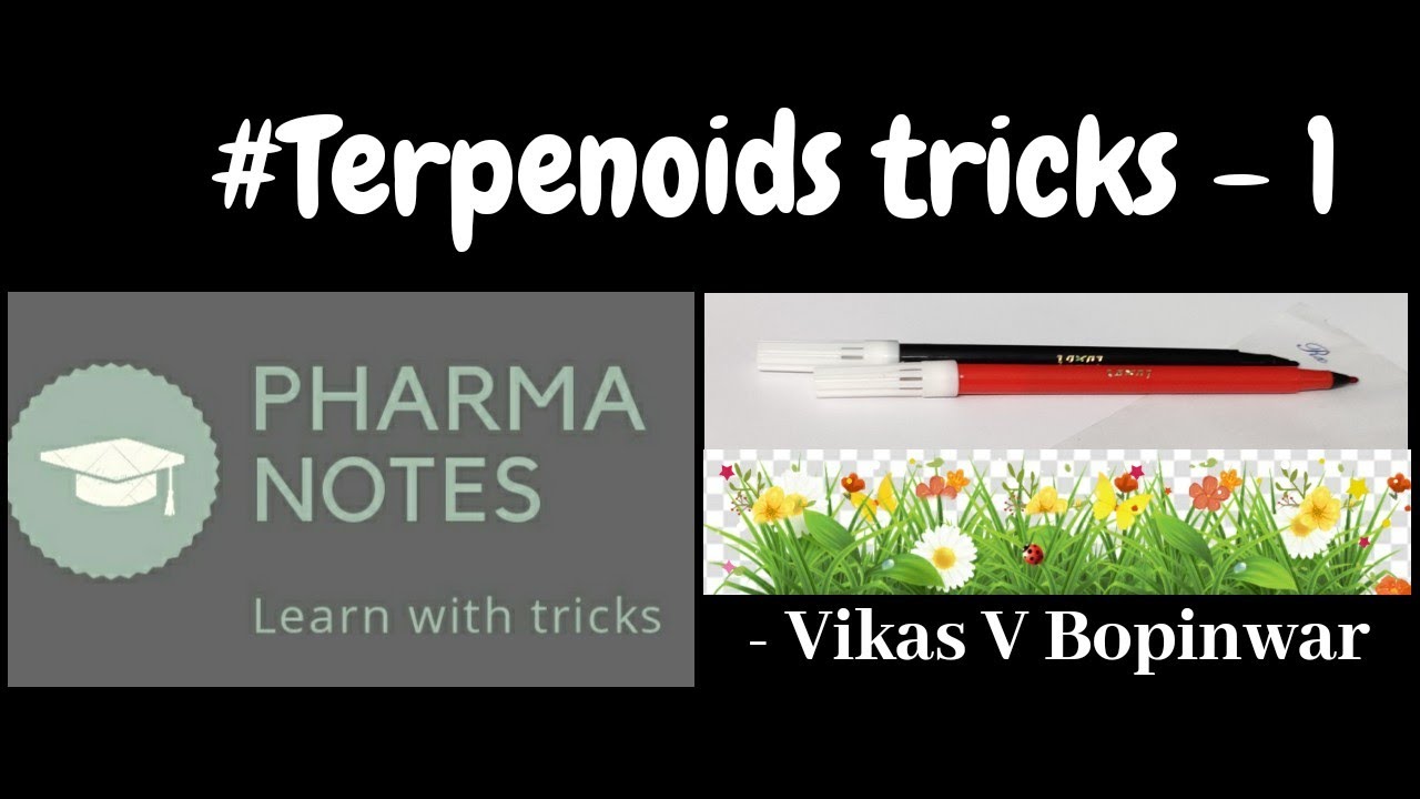 TERPENOIDS WITH TRICKS-1 | MONOTERENOIDS | TERPENES | RRB EXAM | GPAT | ESIC | PART-72