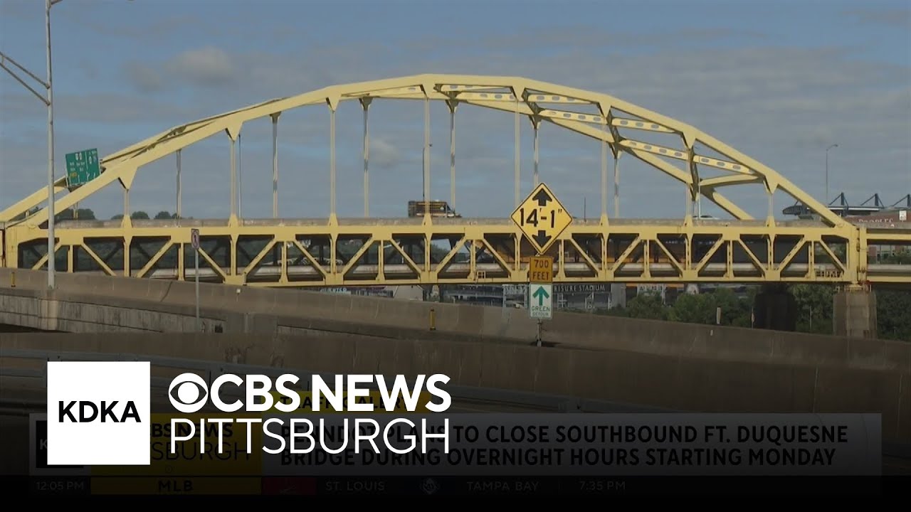 PennDOT to close lower deck of Fort Duquesne Bridge