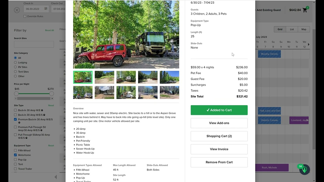 Campspot - How to Make a Reservation (AACG specific)