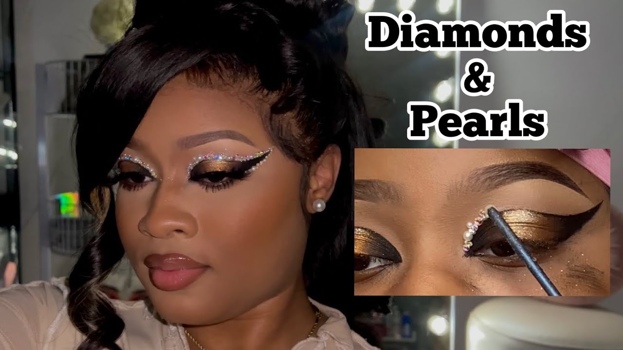 GRWM Diamonds & Pearls Cut Crease