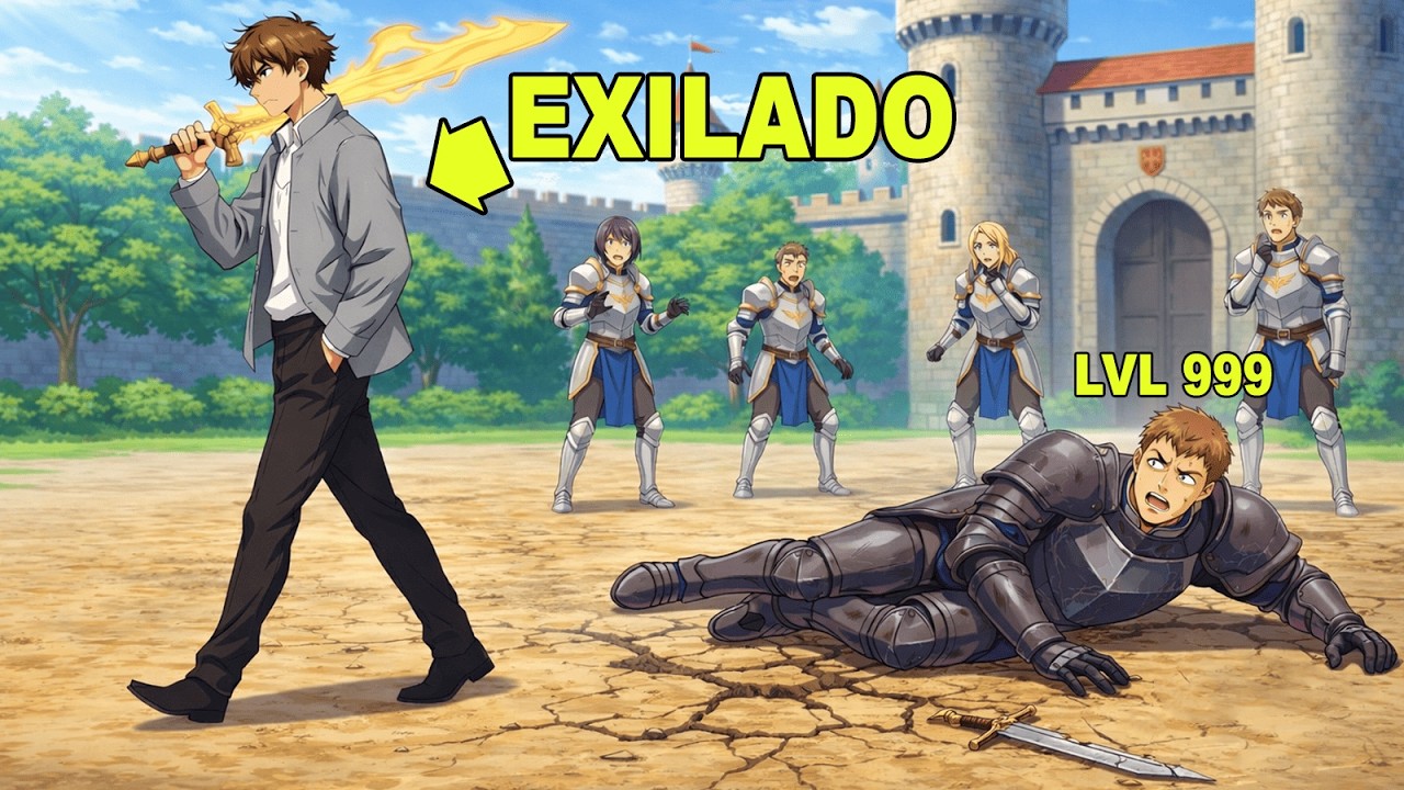 🏛O EXILADO PROGRIDE E RETORNA AO REINO, ONDE DERROTA TODOS OS CAVALEIROS! - MANHWA!